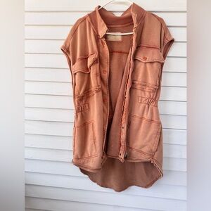 We The Free Terracotta Sleeveless Vest
